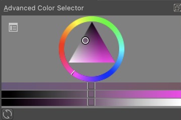 The Advanced Color Selector in Krita